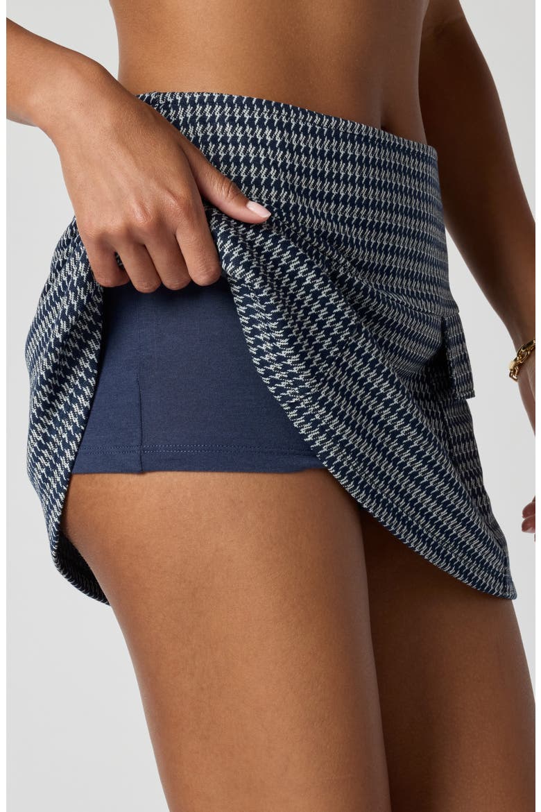 Houndstooth Miniskort, Alternate, color, NVY SM HNDSTOTH
