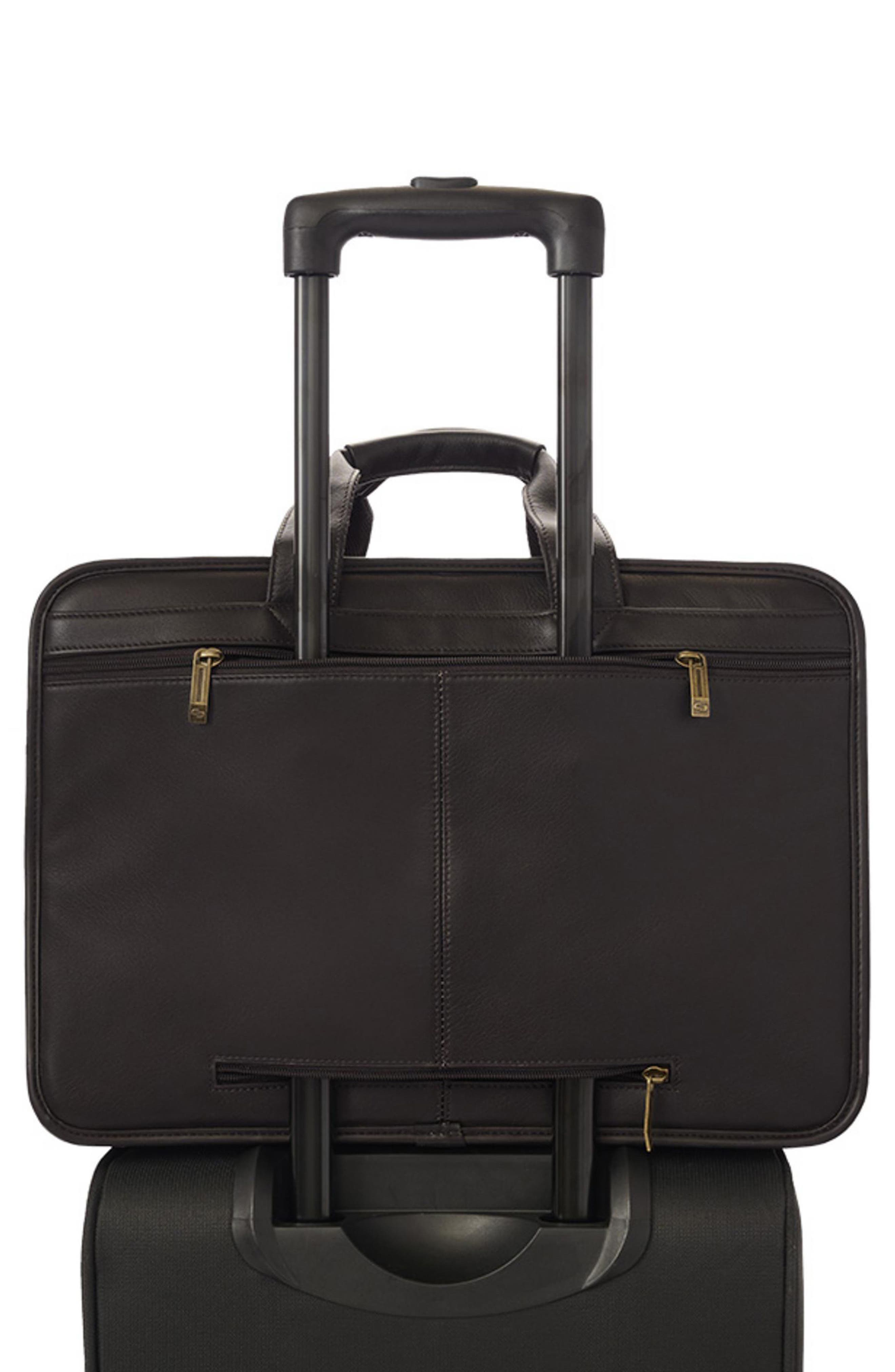 SOLO NEW YORK Midtown Classic Leather Briefcase, Alternate, color, 