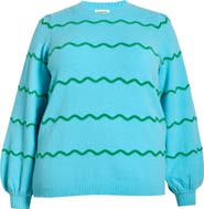 SUGARLIPS Maeverly Wavy Stripe Sweater