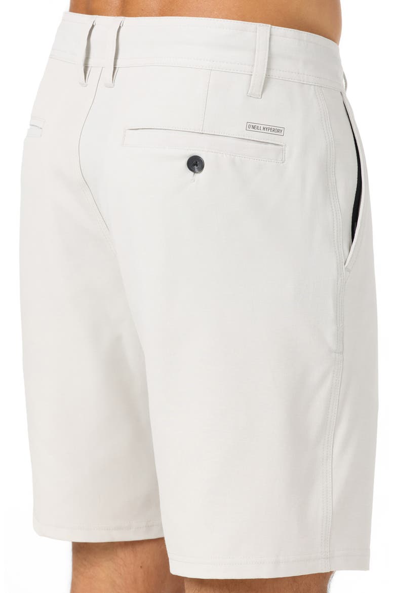 Reserve Light Check Water Repellent Bermuda Shorts, Alternate, color, FOG