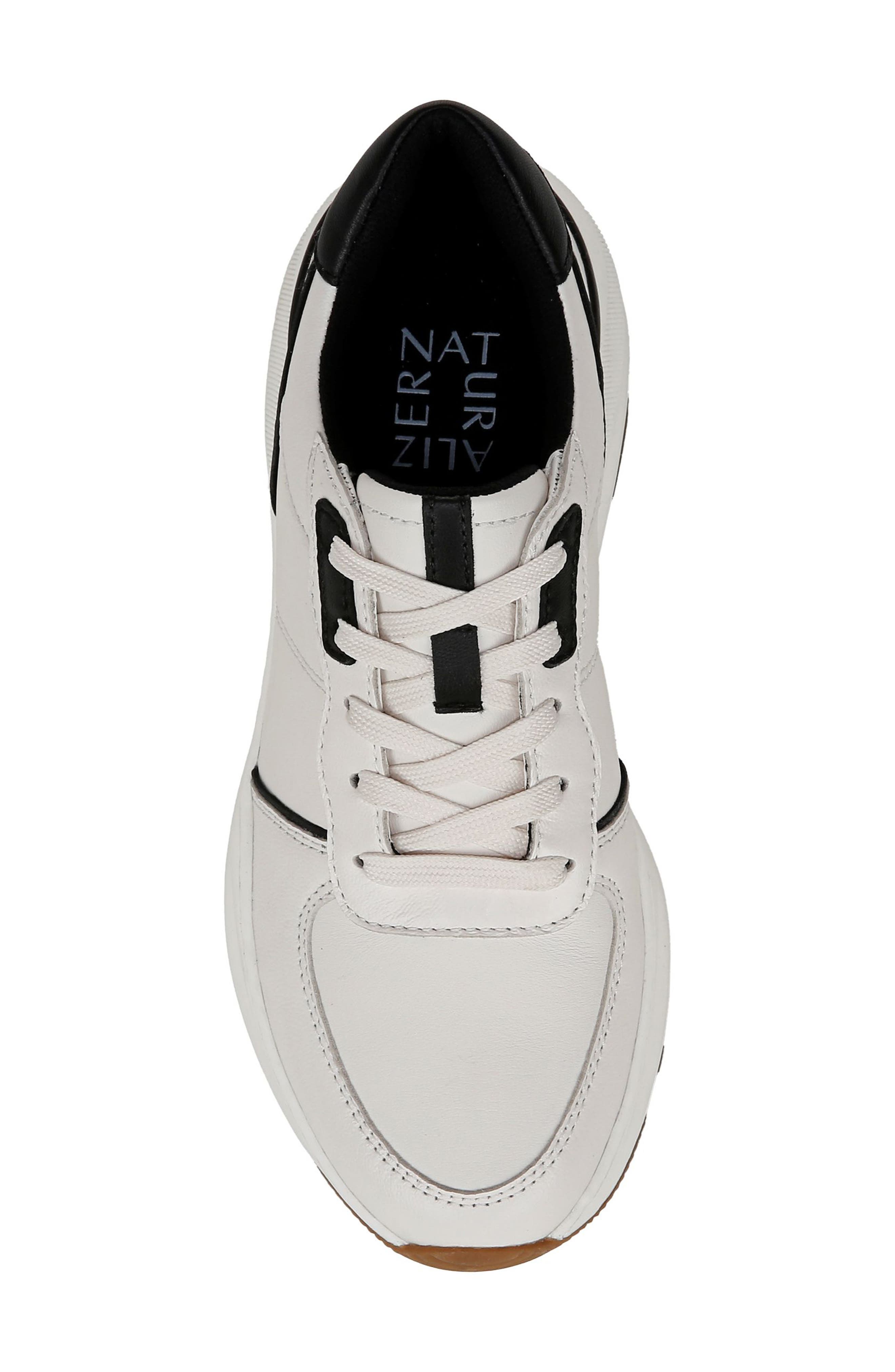 Naturalizer Blossom Sneaker, Alternate, color, Warm White/ Black