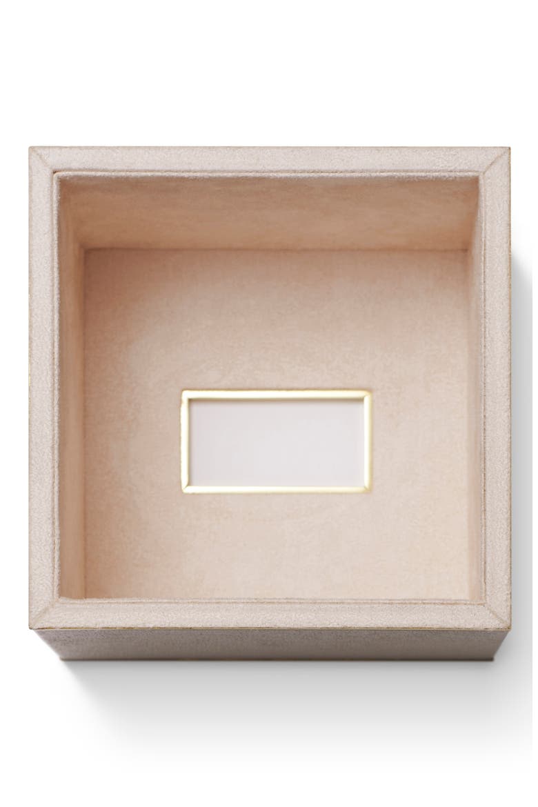Shagreen Tissue Box, Alternate, color, CREAM