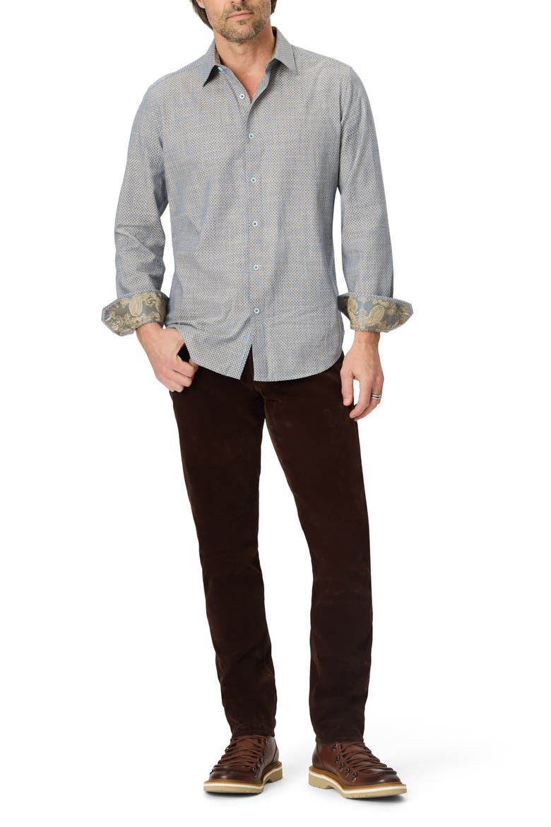 Grandadam Long Sleeve Cotton Shirt, Alternate, color, MULTI