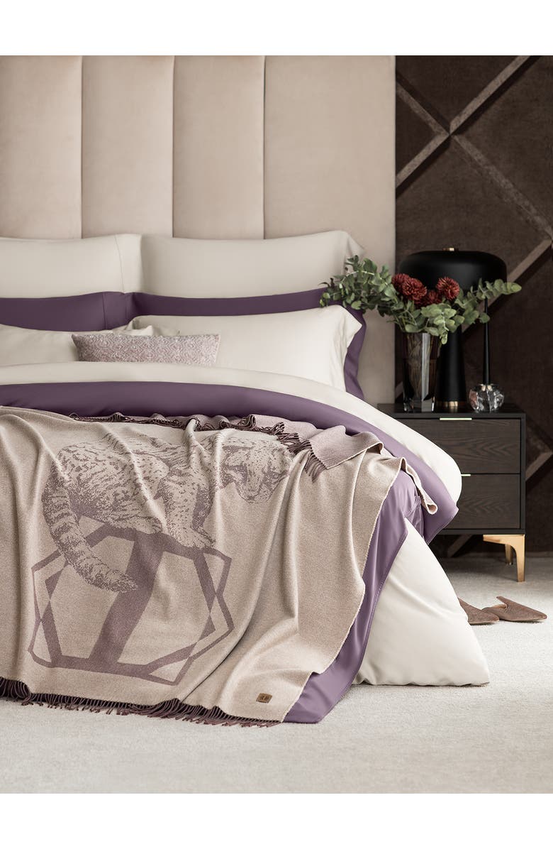 Togas Wijning throw, Alternate, color, Brown