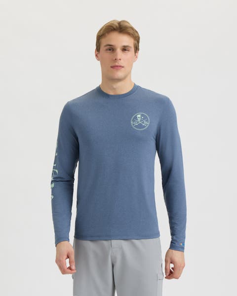 Skull and Poles Long Sleeve SLX Performance Tee