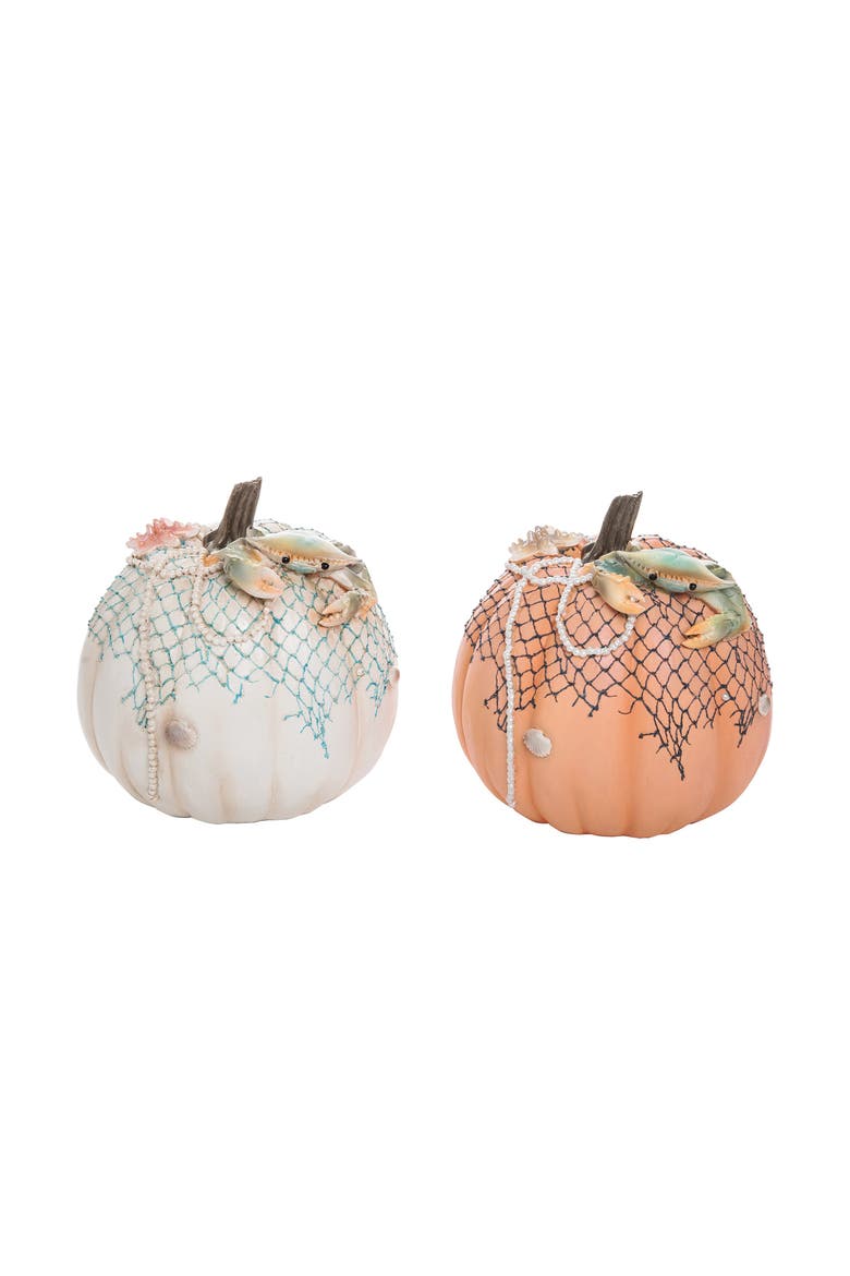 Fishing Net Pumpkin Lg A/2, Main, color, Orange