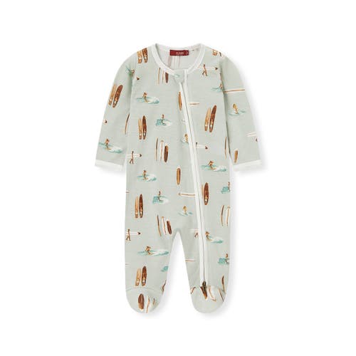 Milkbarn Zipper Footed Romper