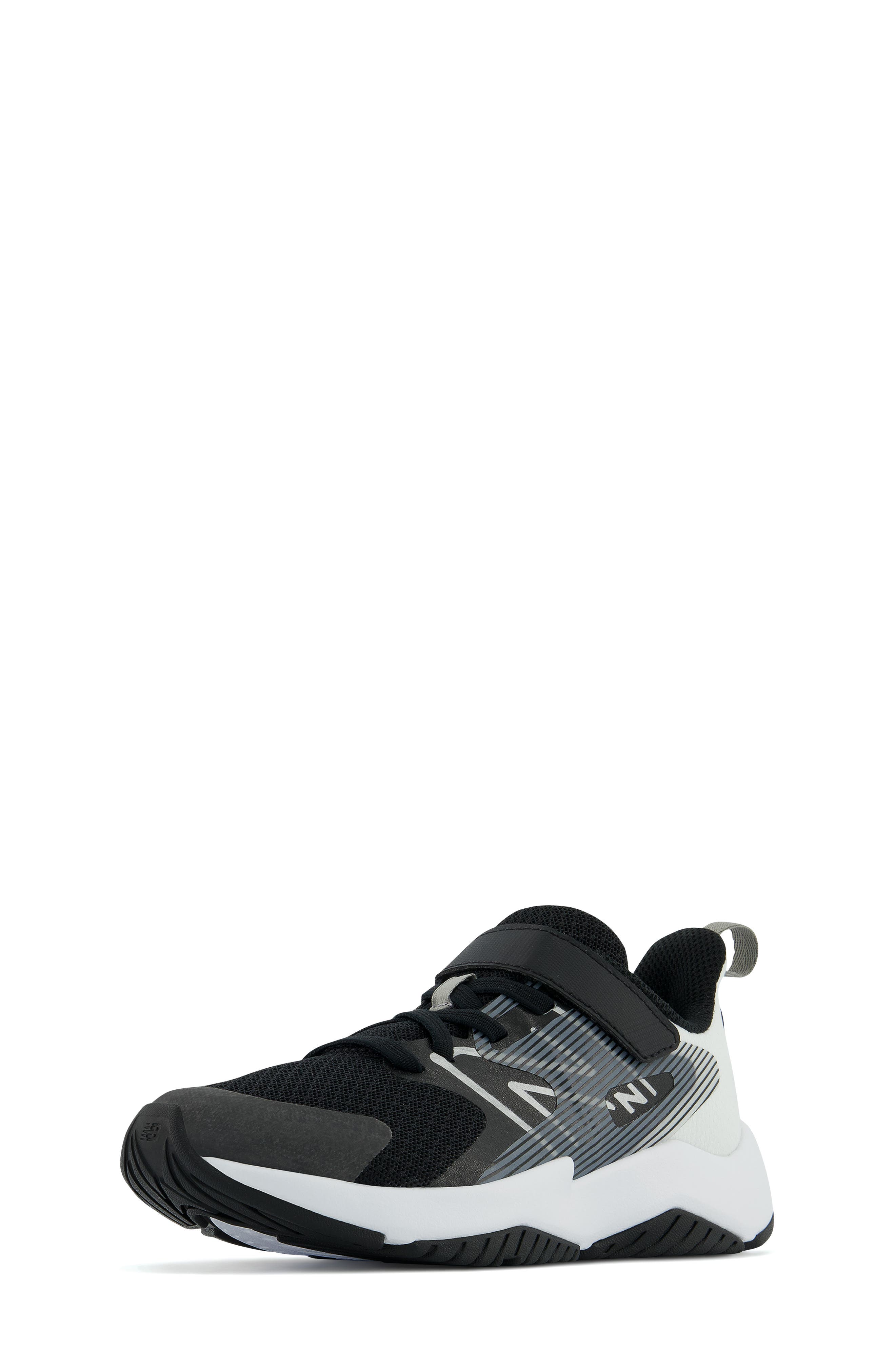 New Balance Kids' Rave Run V2 Sneaker, Alternate, color, Black/ White