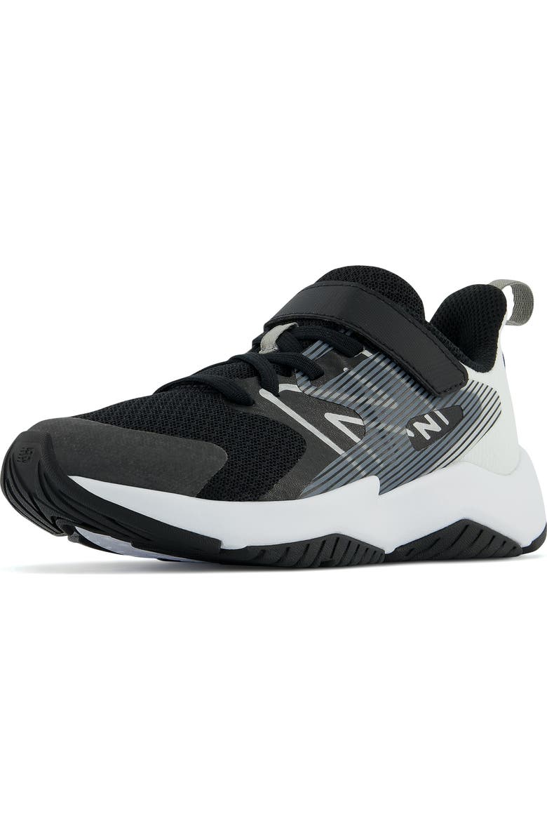 New Balance Kids' Rave Run V2 Sneaker, Alternate, color, Black/ White