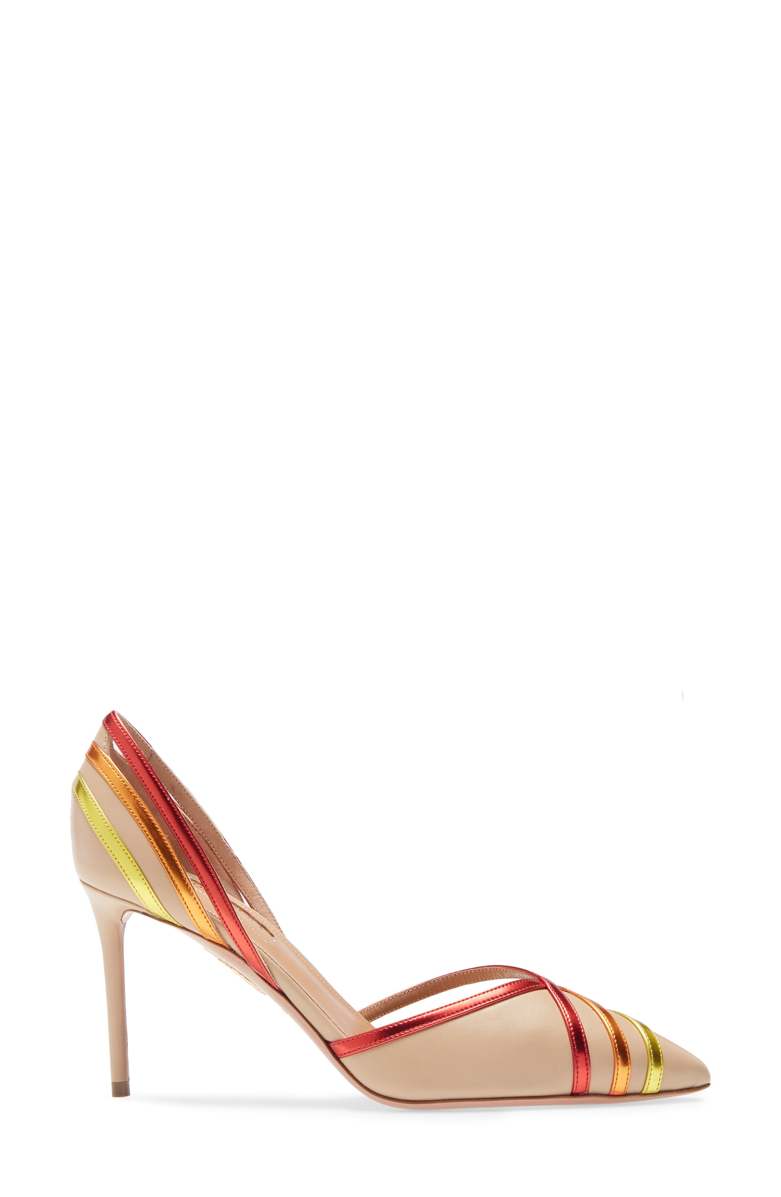 Aquazzura Cosmo Rainbow d'Orsay Pointed Toe Pump, Alternate, color, 