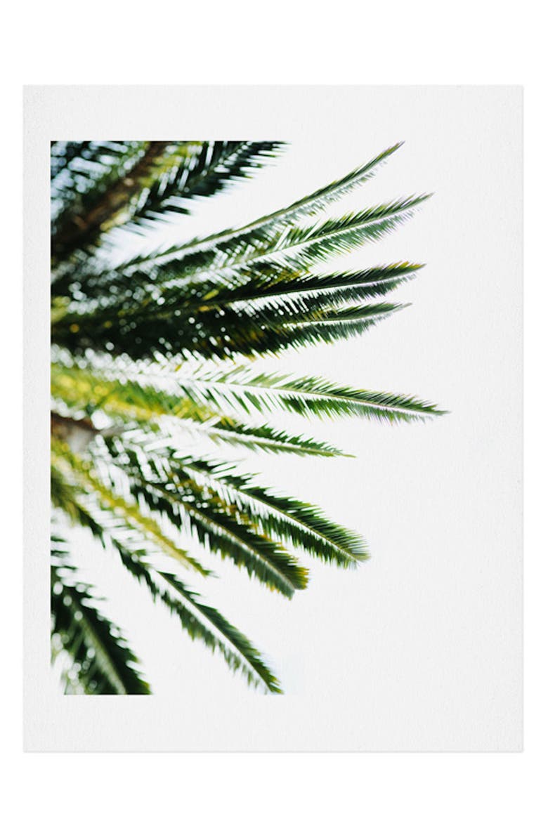 Deny Designs Chelsea Victoria - Beverly Hills Palm Art Print, Main, color, 
