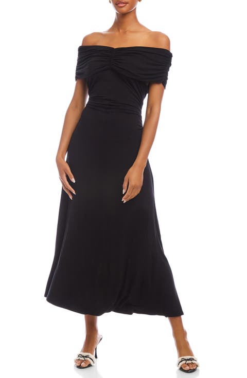 Women's Off the Shoulder Midi Dresses | Nordstrom