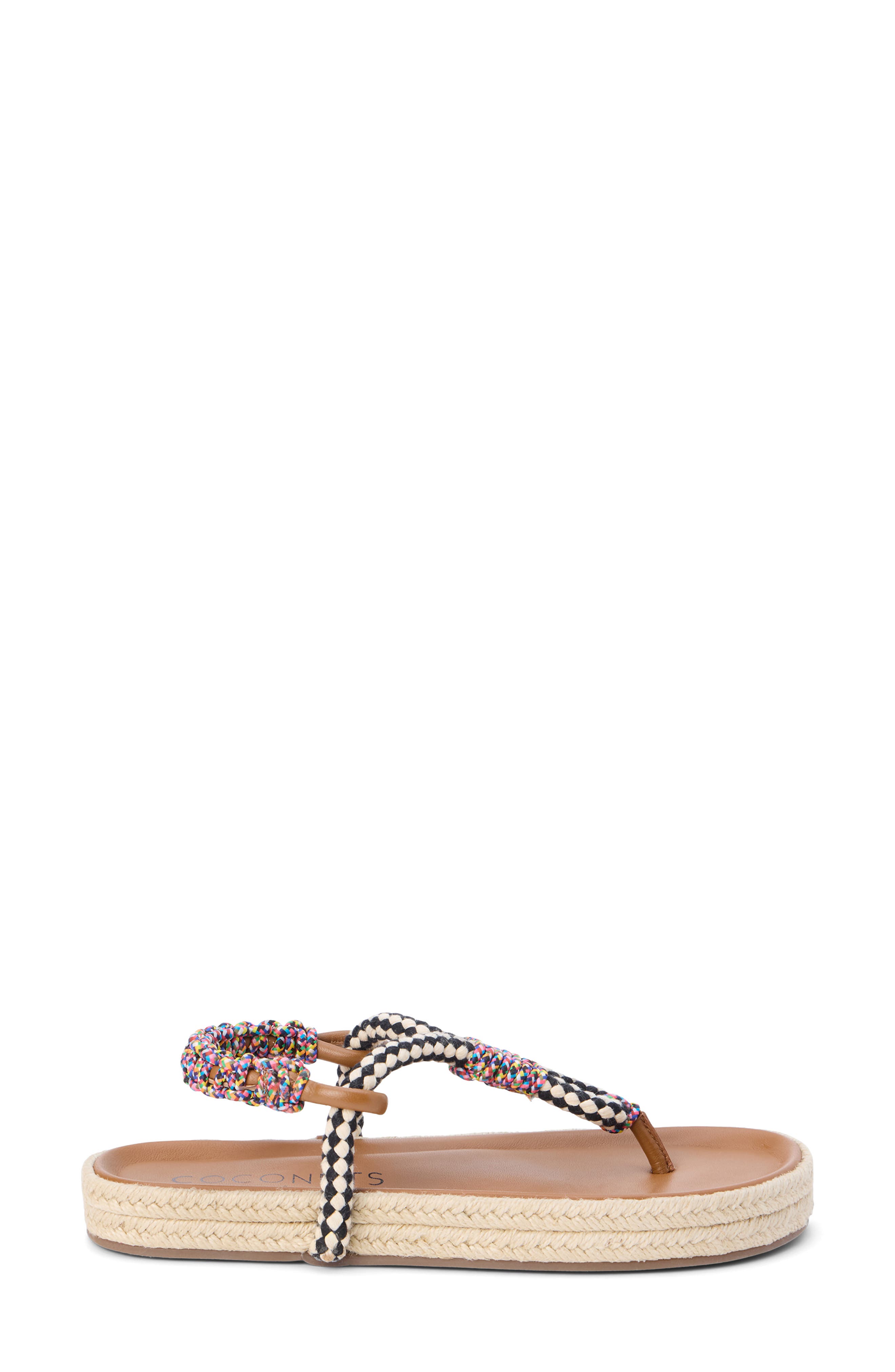 Coconuts by Matisse Celia Platform Sandal, Alternate, color, Black Multi