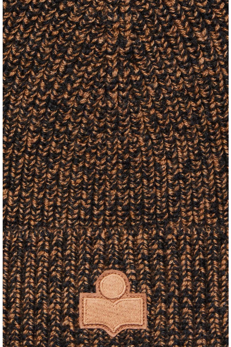 Bayle Marled Beanie, Alternate, color, ANTHRACITE/ CAMEL