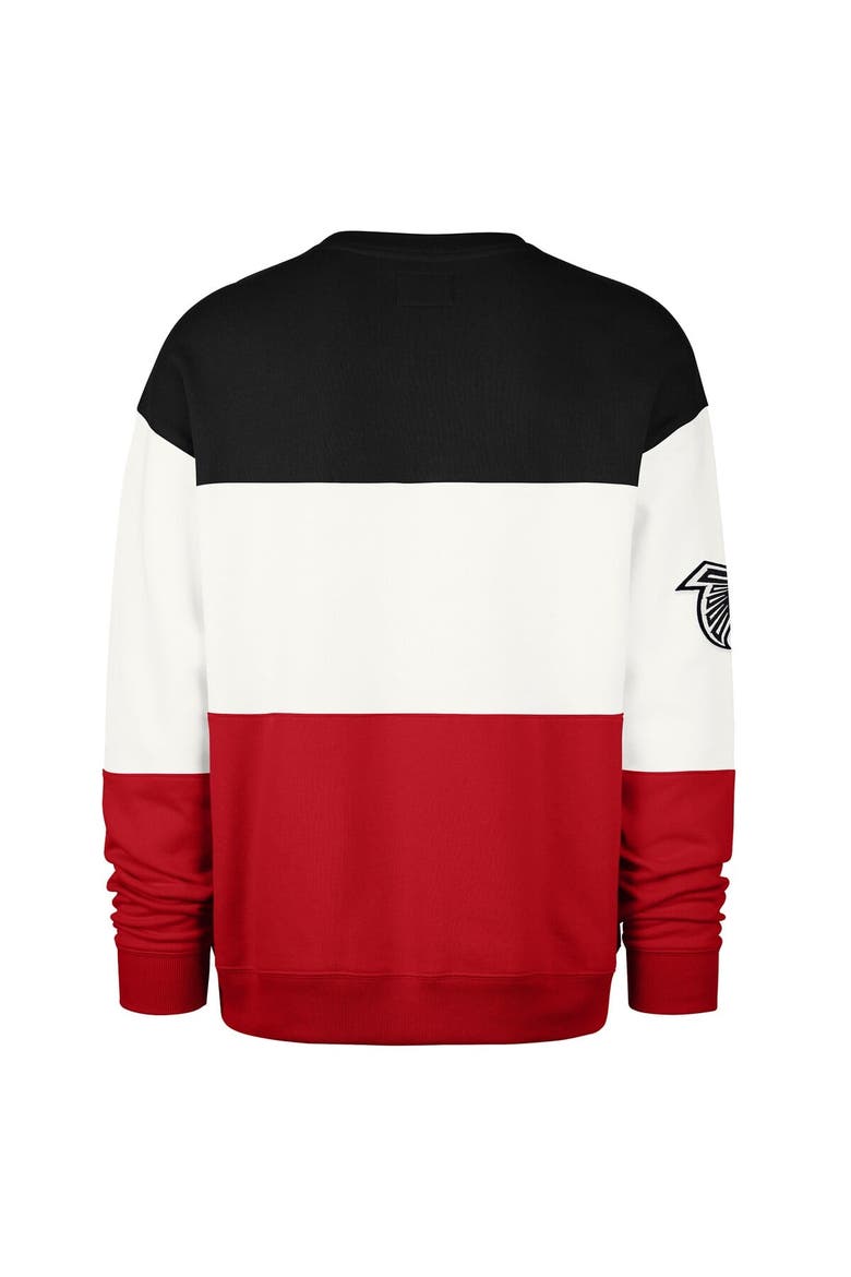 Men's '47 White Atlanta Falcons Sundays Breeze By Maximalist Sweatshirt, Alternate, color, White