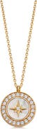 Astley Clarke Gold Polaris Mother of Pearl Locket Necklace