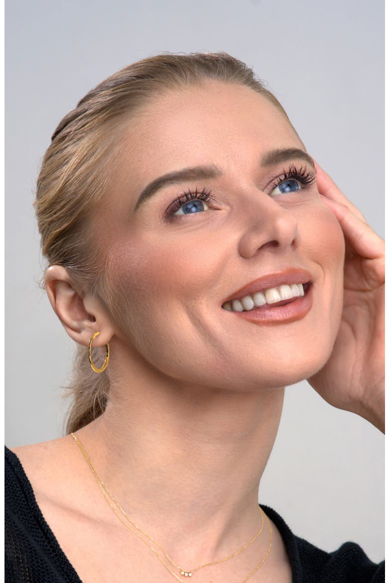 14K Gold Hoop Earrings (Nordstrom Exclusive), Alternate, color, 14K YELLOW GOLD