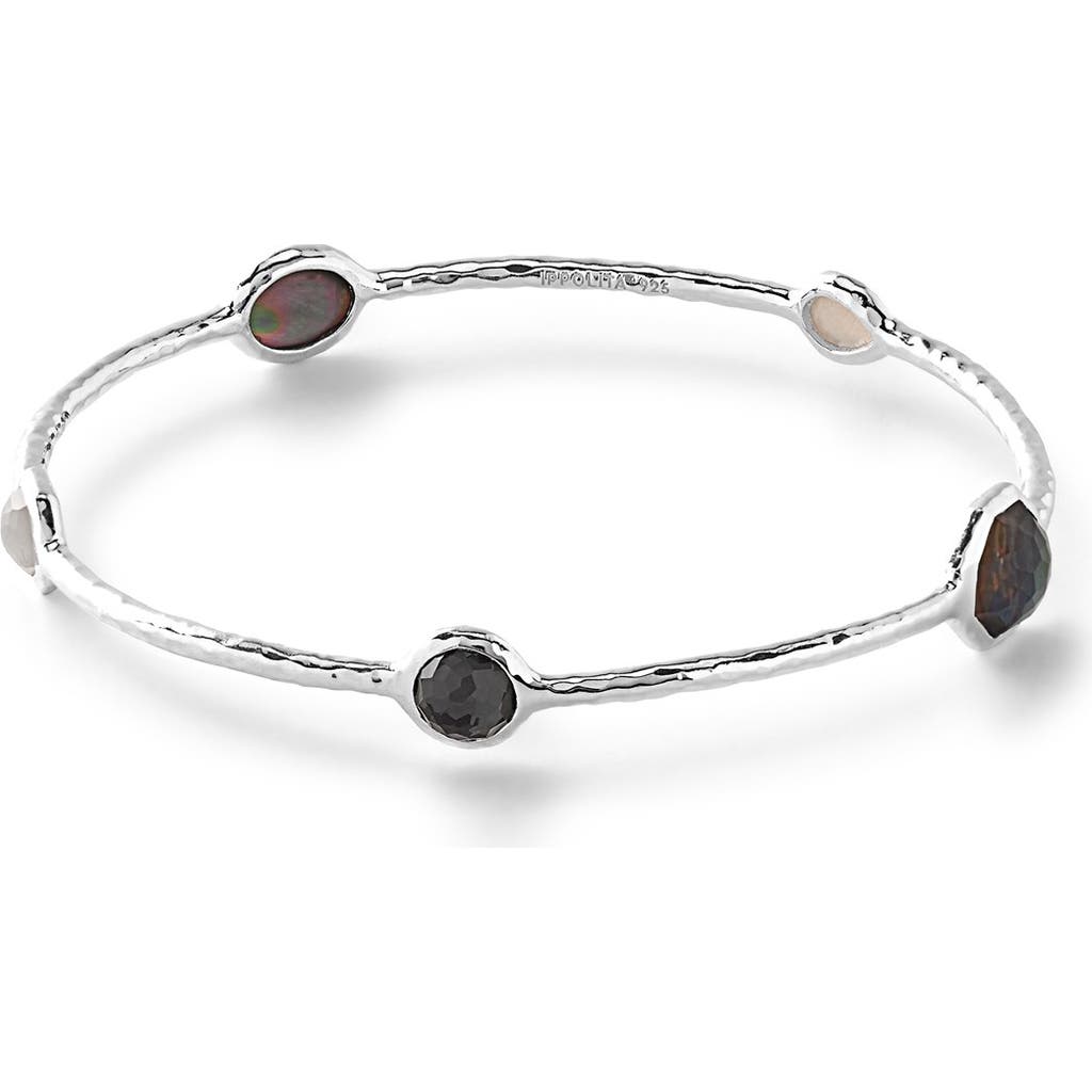 Ippolita 'Wonderland' Five-Stone Bangle in Silver  product