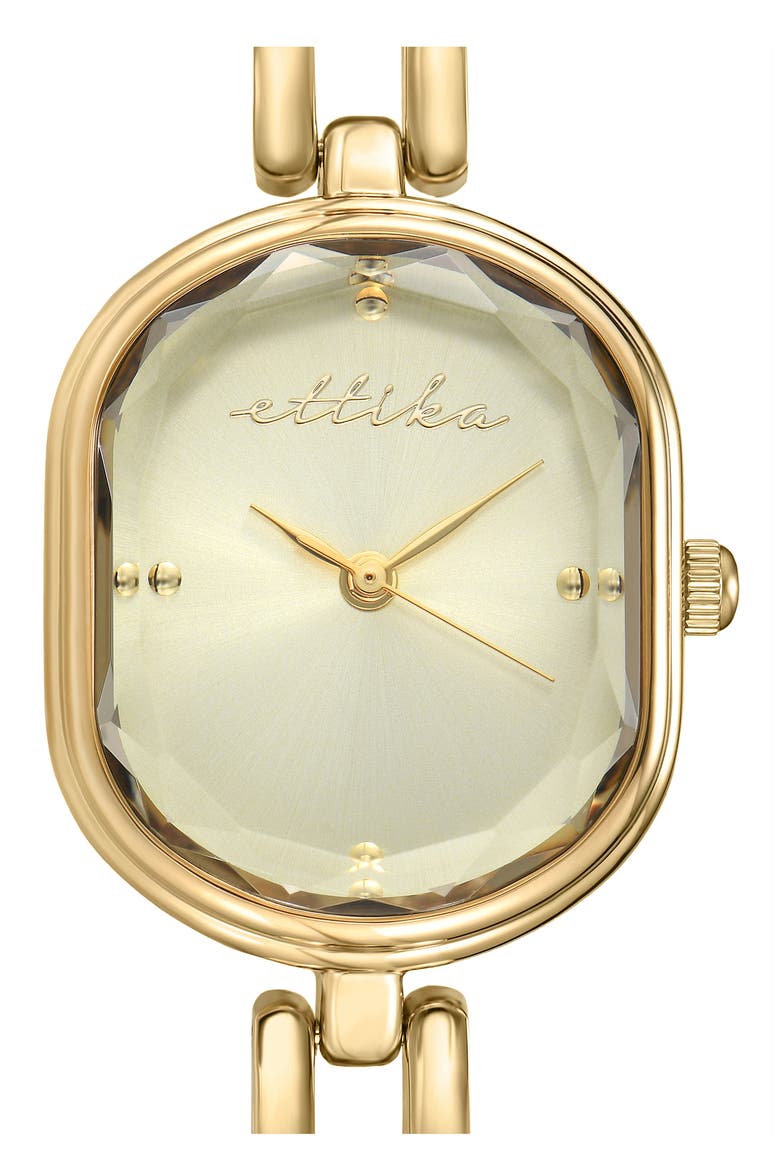 Elegant Link Bracelet Watch, Alternate, color, GOLD