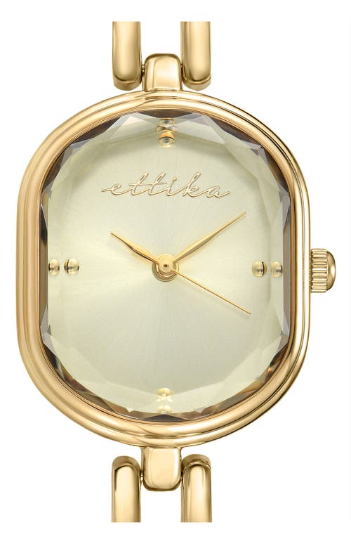 Ettika Elegant Link Bracelet Watch In Gold