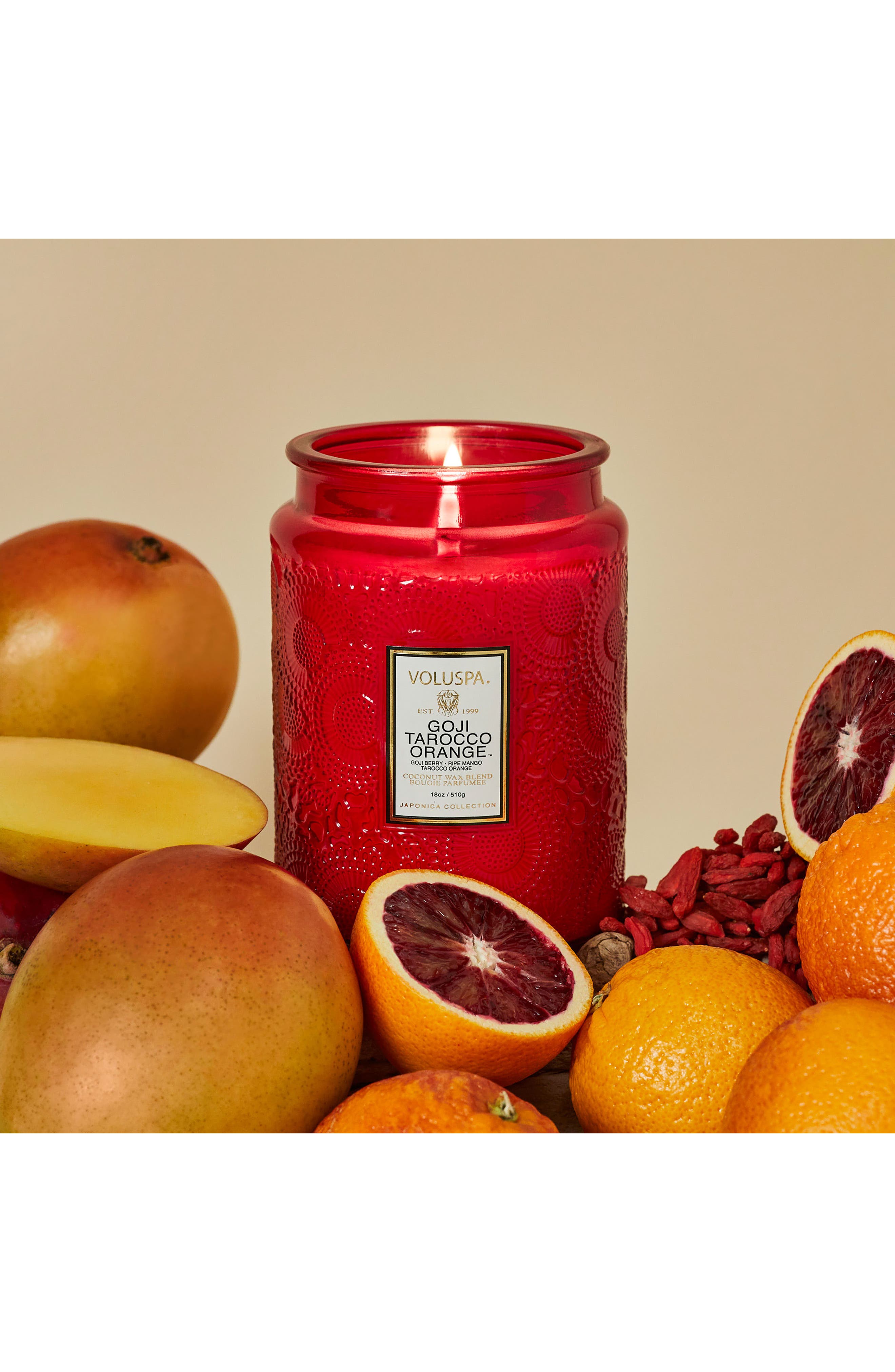Goji Tarocco Orange Large Jar Candle | Nordstrom