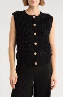 Adrianna Papell Textured Sweater Vest