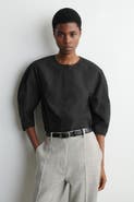 COS Sculptural Pima Cotton-Poplin Blouse