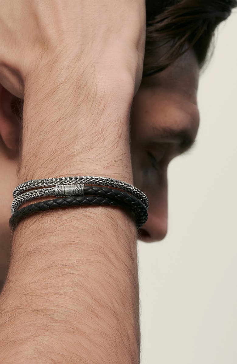 John Hardy Men's Classic Chain Double Wrap Bracelet, Alternate, color, 