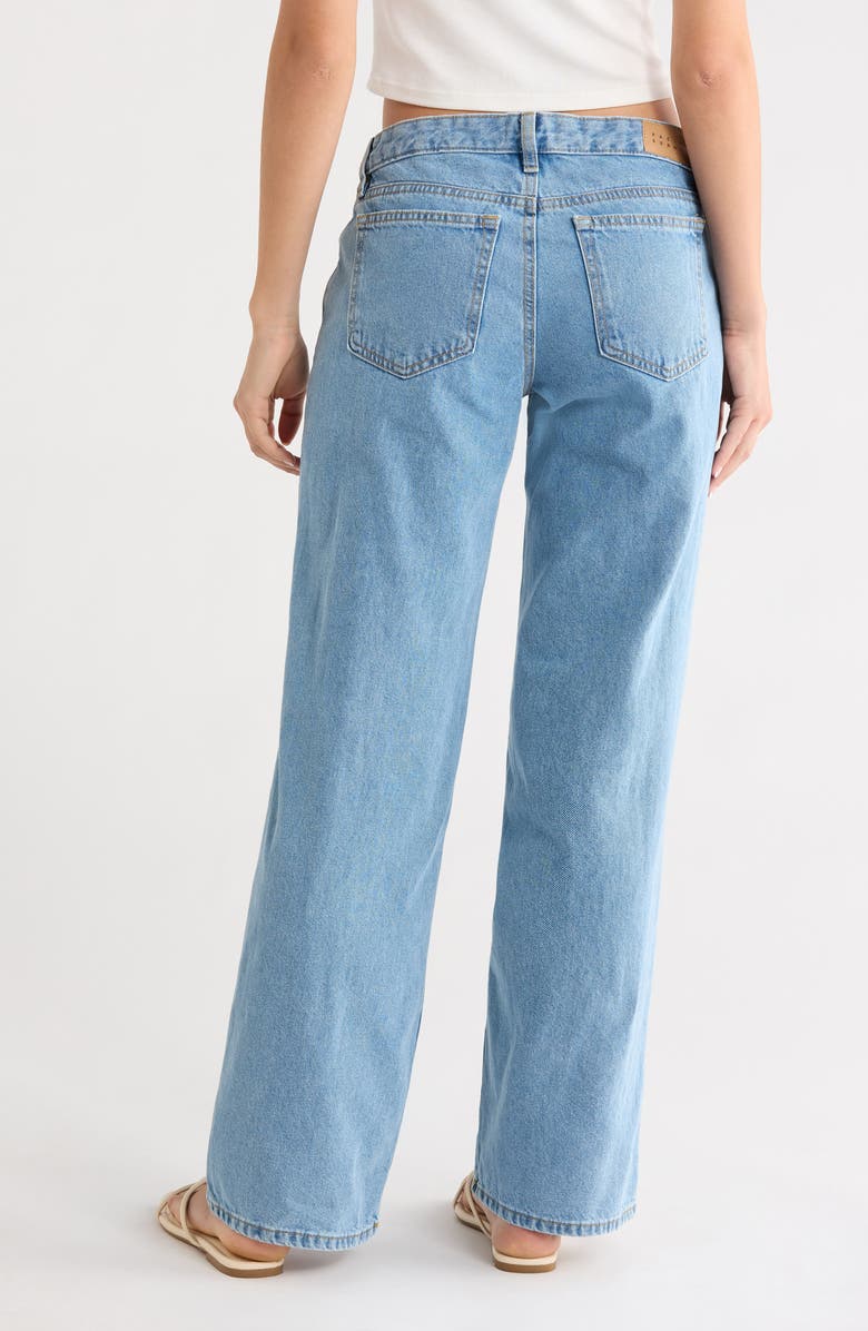 PacSun Zoe Low Rise Girlfriend Jeans, Alternate, color, Light Indigo