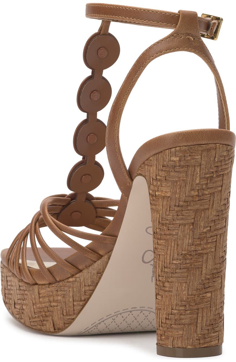 Jessica Simpson Colero Ankle Strap Platform Sandal, Alternate, color, Western Tan
