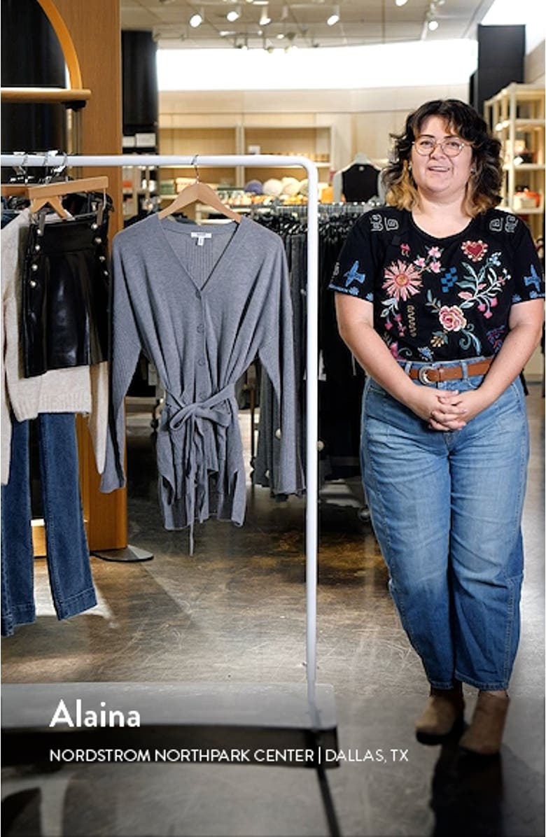 Georgie Belted Tunic Cardigan, sales video thumbnail