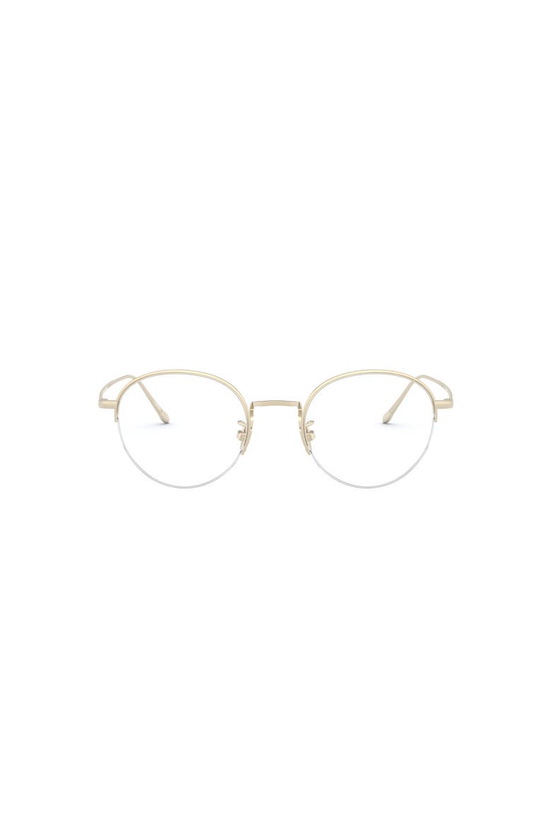 50mm Round optical glasses, Alternate, color, Gold