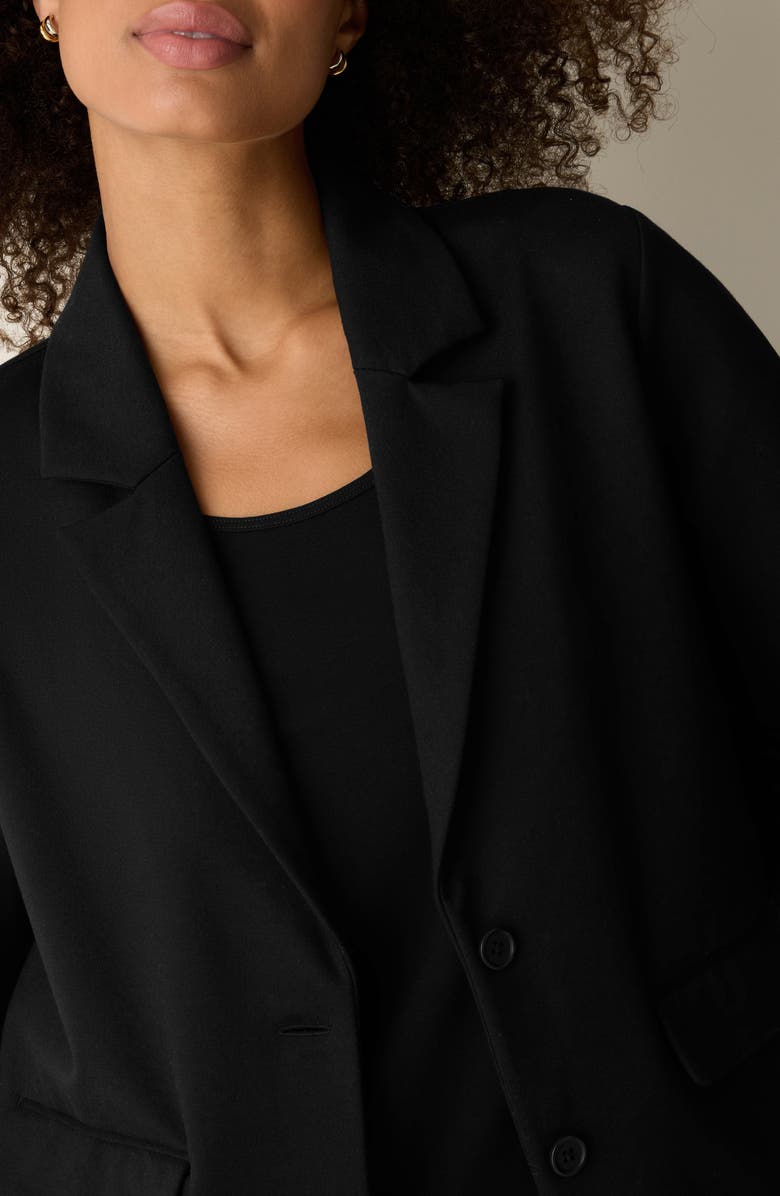 Eileen Fisher Easy Blazer, Alternate, color, Black