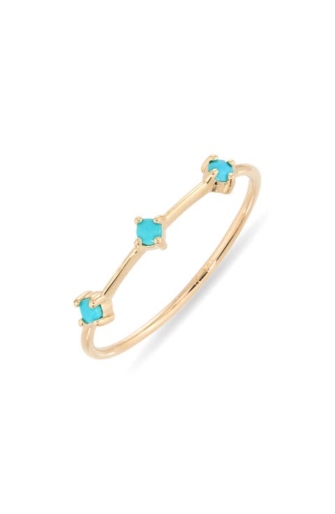 Turquoise Dash Ring