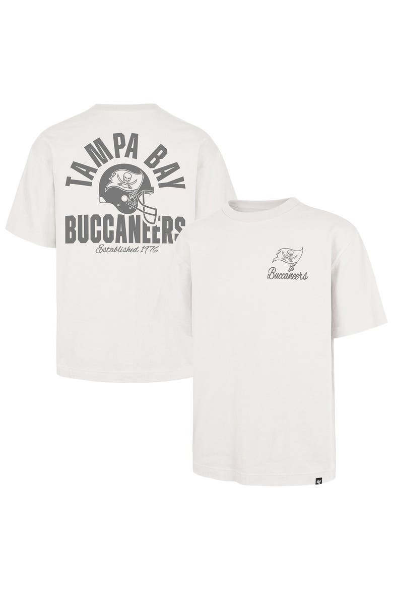 Men's '47 Off White Tampa Bay Buccaneers Photon Dust Foundation T-Shirt, Main, color, Cream
