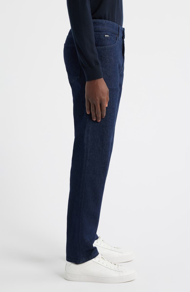 BOSS Ogden Straight Leg Jeans, Alternate, color, Dark Blue