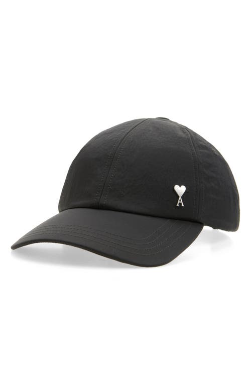 Ami Alexandre Mattiussi Ami Paris Ami De Coeur Baseball Cap In Black