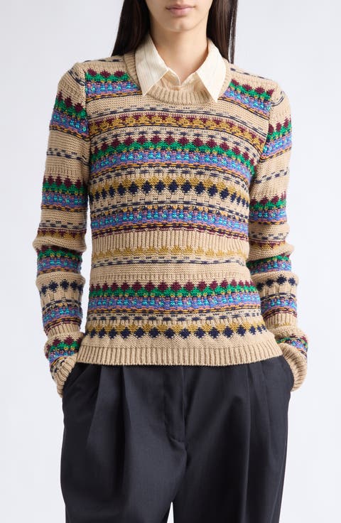 Tedd Wool Jacquard Sweater