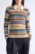 Dries Van Noten Tedd Wool Jacquard Sweater