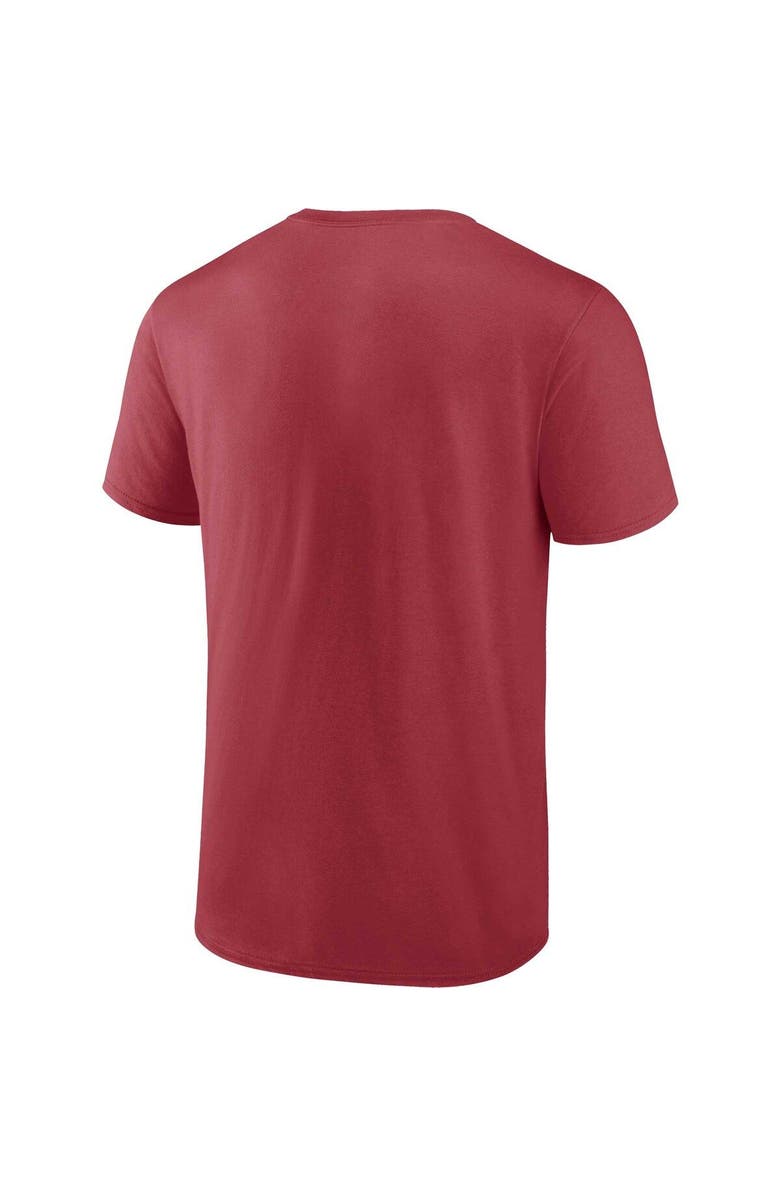 FANATICS Men's Fanatics Cardinal Arizona Cardinals Chrome Dimension T-Shirt, Alternate, color, Cardinal