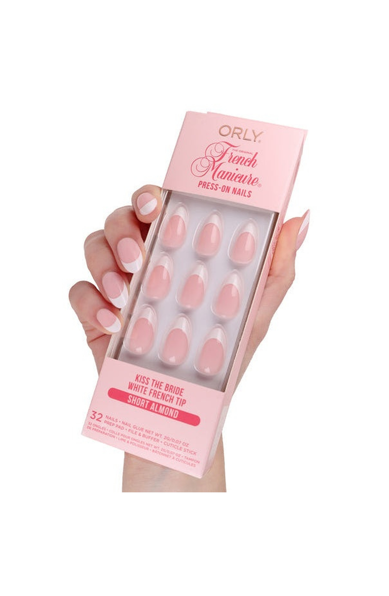 ORLY Kiss The Bride Press-On Nails, Alternate, color, French Tip