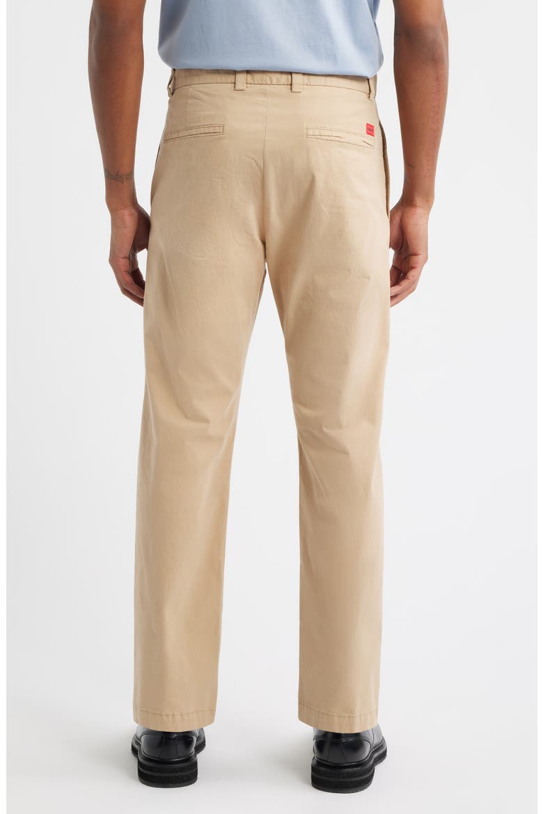 David Slim Fit Stretch Cotton Pants, Alternate, color, MEDIUM BEIGE