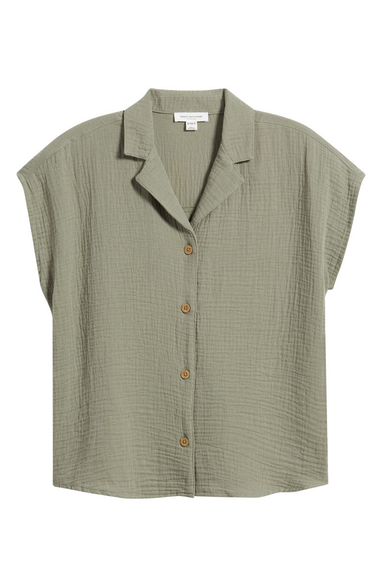 beachlunchlounge Lexi Gauze Top, Main, color, 