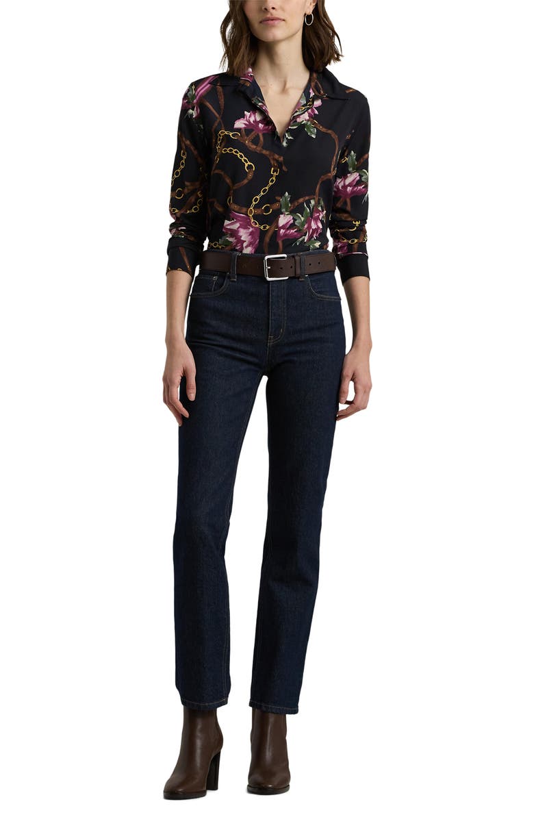 Lauren Ralph Lauren Floral Button-Up Shirt, Alternate, color,
