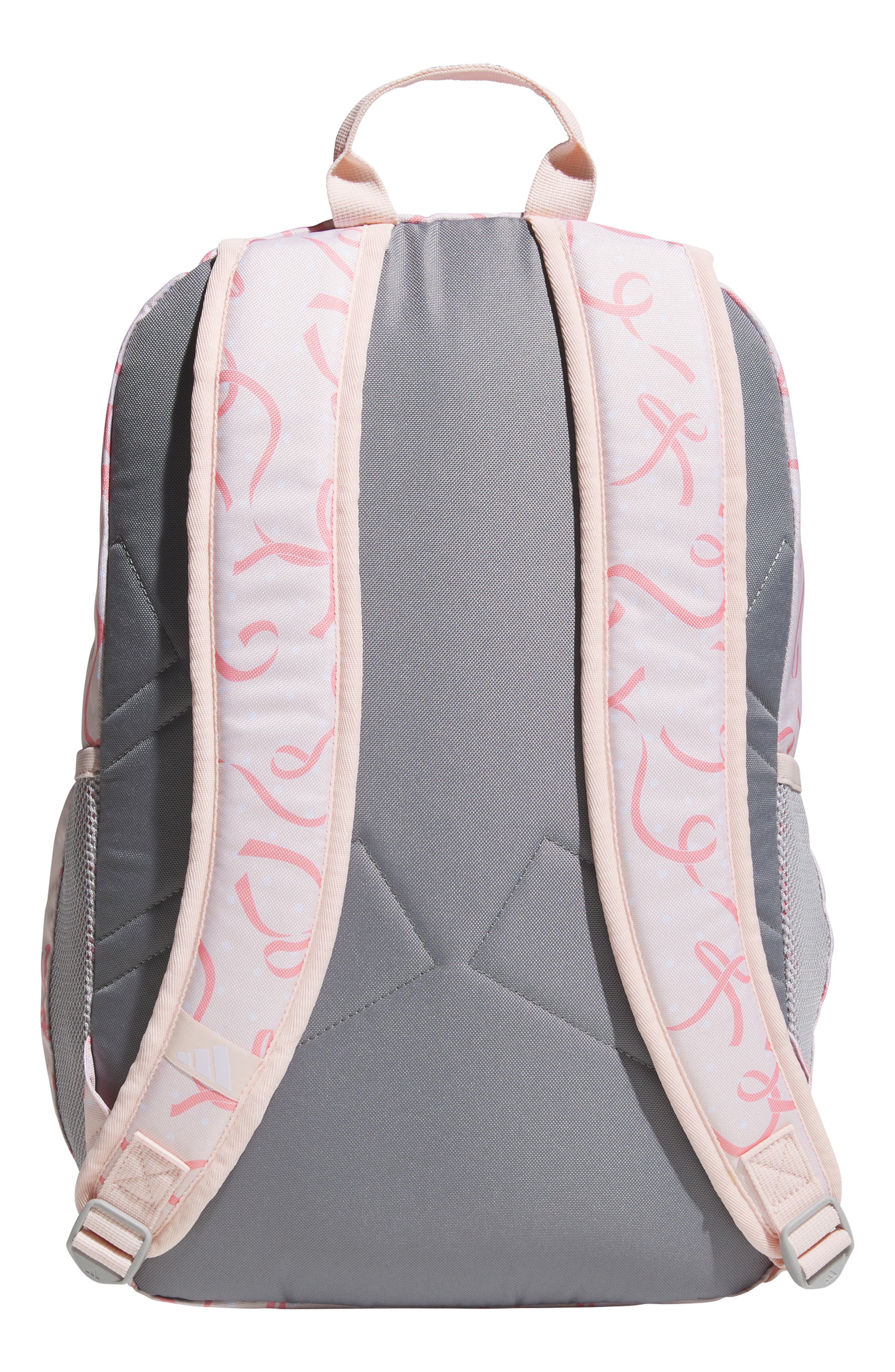 adidas Kids' Affiliate Backpack, Alternate, color, Bow Print Pink Tint