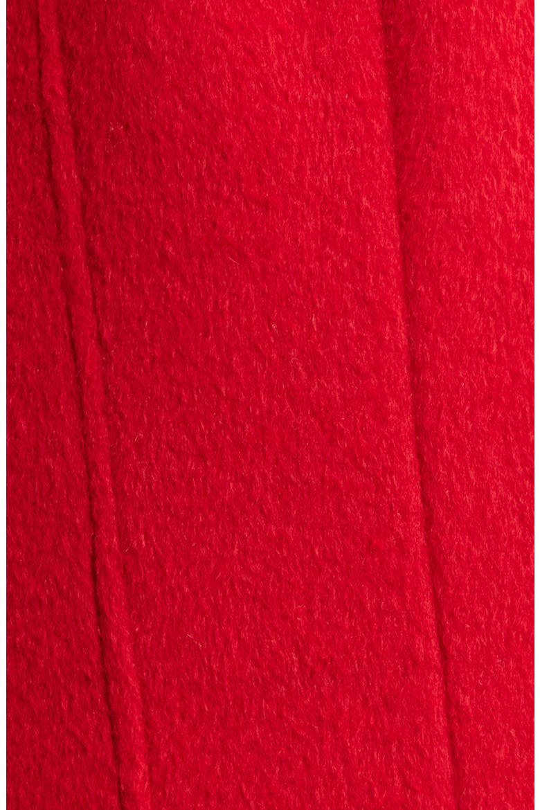 Structured Wool Blend Coat, Alternate, color, TANGO RED