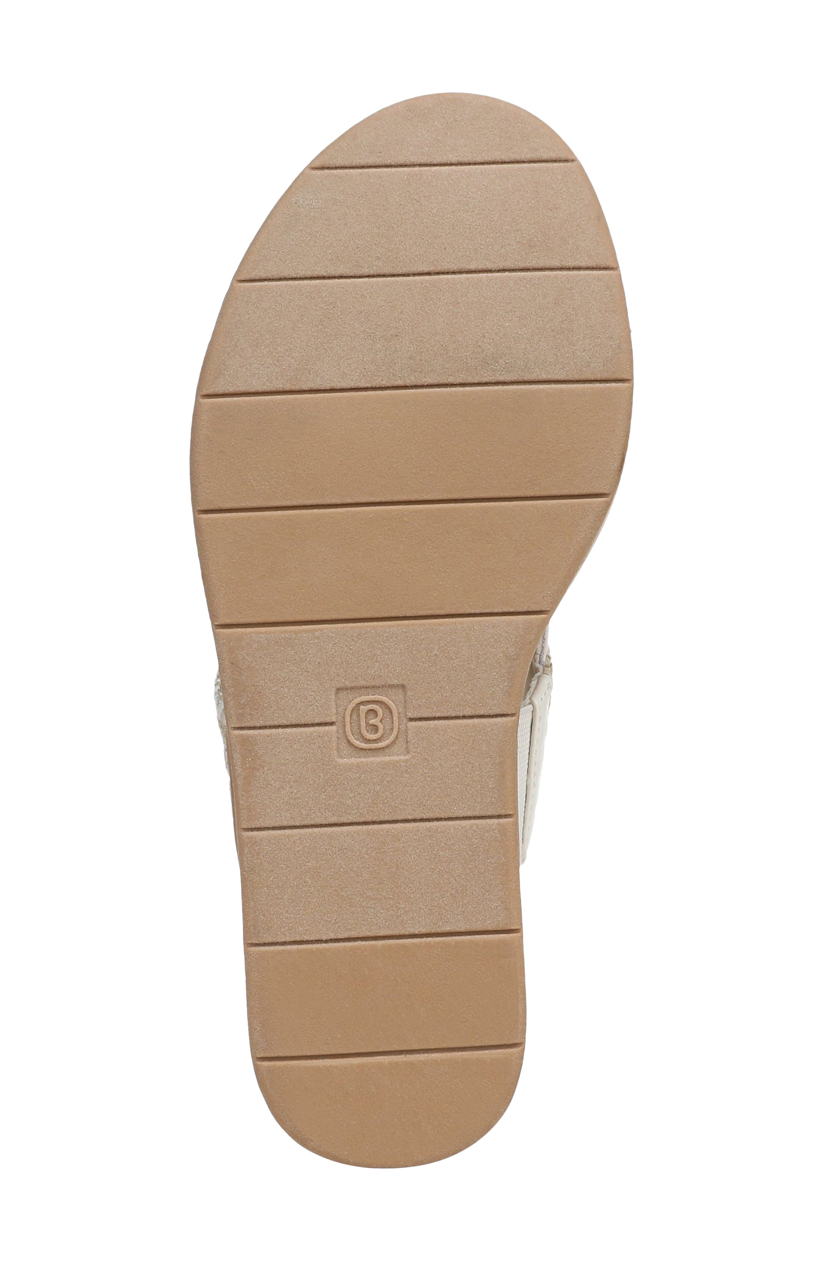 LifeStride Birdie Wedge Flip Flop, Alternate, color, Natural Tan / White Multi