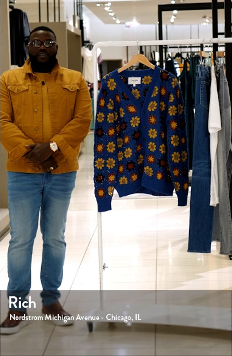 Hand Crochet Pima Cotton Cardigan, sales video thumbnail