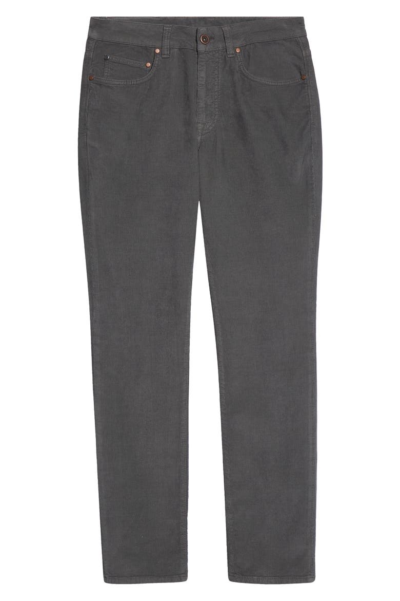 Fine Wale Corduroy Pants, Alternate, color, GREY