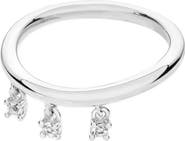Lucy Quartermaine Skinny Drip Tri Ring